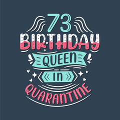 It's my 73 Quarantine birthday. 73 years birthday celebration in Quarantine.