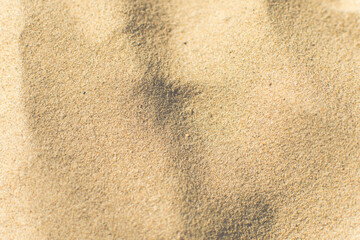 sable fin de plage en été