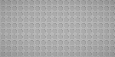 Abstract background with circle holes in gray colors