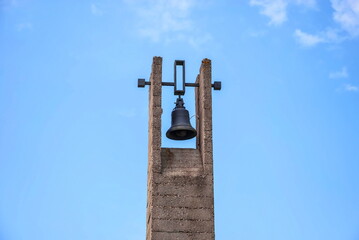 Khatyn bell - a symbol of the Belarusian village burned down by the fascists