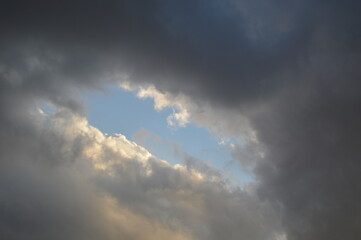 Fototapeta na wymiar timelapse clouds