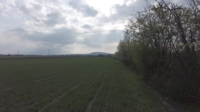 Outskirts of Vienna, fields on the border between Stammersdorf und Vienna 