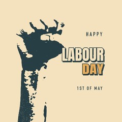 Labour Day Background Design. Vector Illustration.