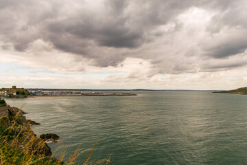 Paisaje en el pueblo de Howth, en Irlanda