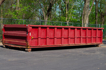 Redbubble container perspective front view garbage old