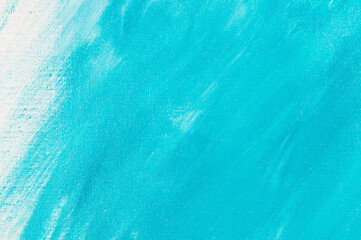 creative background, a spot of heavenly colored primer rubbed on the surface of a linen canvas, temporary object, close, toning