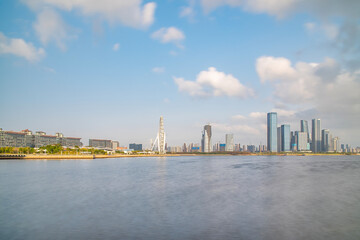 Obraz premium Scenery of Binhai Cultural Park in Shenzhen, China