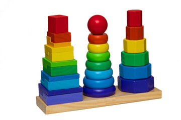 rainbow stacking multicolor colorful fun game toy