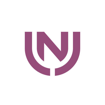 Letter LNJ monogram logo template, typography logo inspiration - Vector