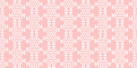 Decorative pink background, seamless pattern. Vector graphics