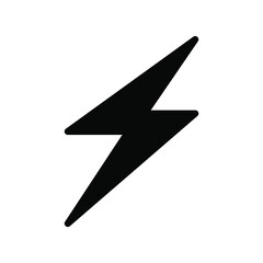 Illustration Vector graphic of lightning icon