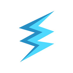 Illustration Vector graphic of lightning icon