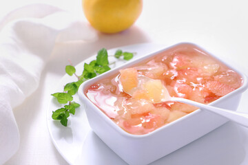 爽やかグレープフルーツきらきらゼリー