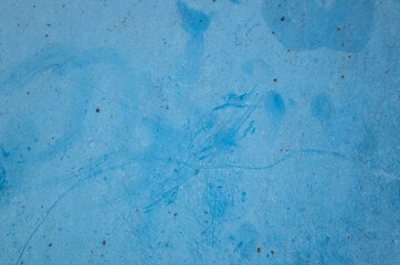 rusty metal dirty wall in blue color
