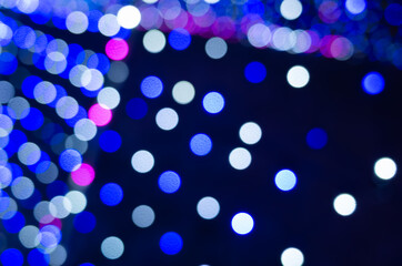 illuminated bokeh background