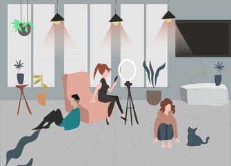 people in the office