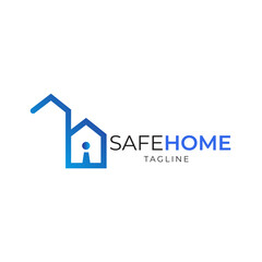 safe home art logo design