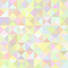Seamless pattern. Multicolor mosaic of triangles.