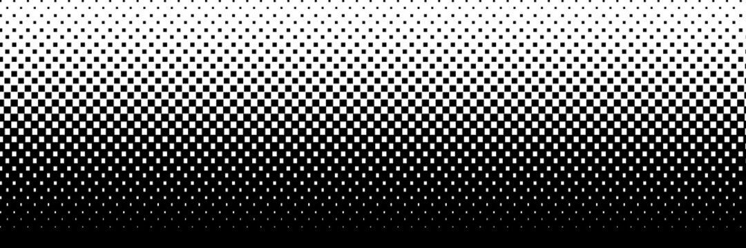 Abstract vector background, banner. Halftone dots, fading dot effect.