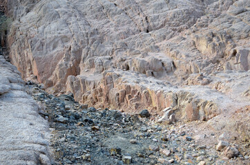 Desert of Sinai Peninsula, Egypt. Near Sharm El Sheikh