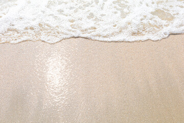 sand on the beach with sea nature background