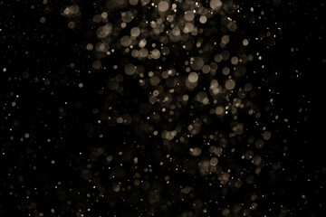 Vintage black bokeh created by neon lights