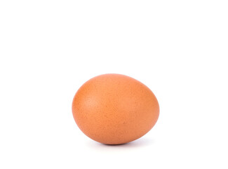 Fresh eggs from organic farms Isolated on white background