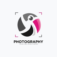 Bird photography logo design concept