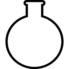 florence flask icon vector
