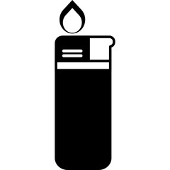 lighter icon vector