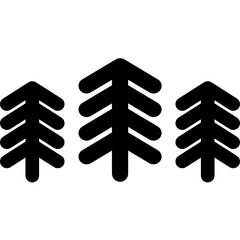 trees icon vector