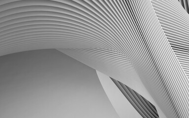 geometric abstract uniform background. 3d render