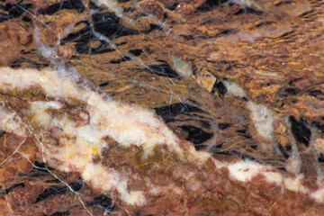 Close-up structure of polished marble