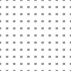 Square seamless background pattern from black eSIM symbols. The pattern is evenly filled. Vector illustration on white background