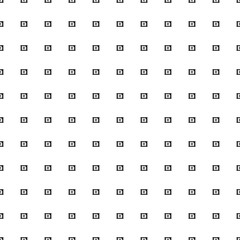 Square seamless background pattern from black eSIM symbols. The pattern is evenly filled. Vector illustration on white background