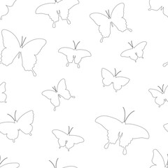 Seamless pattern graphics black white coloring vector illustration