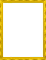 高級なフレーム（額縁）のイメージイラスト（ゴールド）