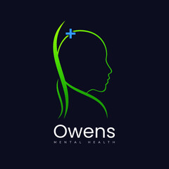 Modern Mental Health Iconic Logo
