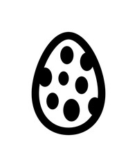 Spot dots on easter egg icon