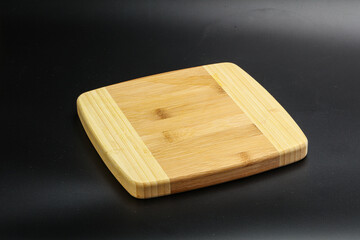 Wooden board for kitchen isolated