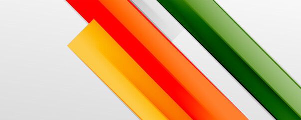 Multicolored lines background. Design template for business or technology presentations, internet posters or web brochure covers