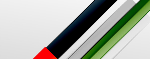 Multicolored lines background. Design template for business or technology presentations, internet posters or web brochure covers