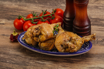 Rabbit stew in spicy sauce