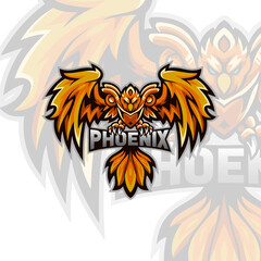 Phoenix Vector Illustration for an Esports Team or Group