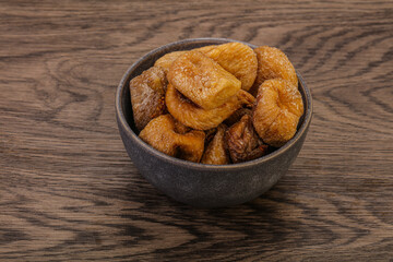 Dry sweet fig fruit heap