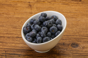Ripe sweet tasty blueberries heap