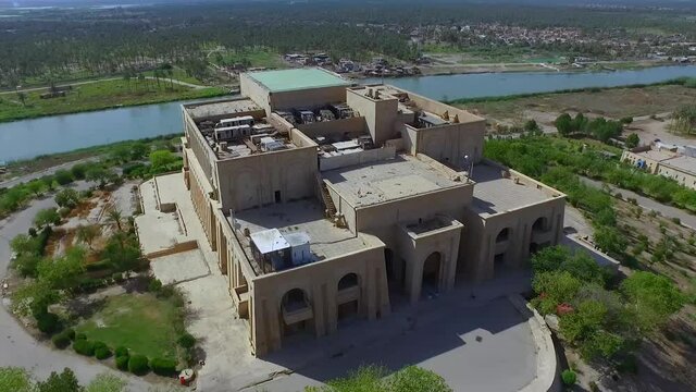 Drone shot of Babylon Citadel