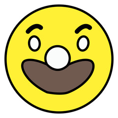 A unique design icon of emotion