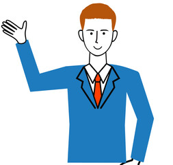 これはビジネスマンのイラストです。
