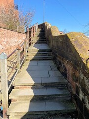 A view of the wishing steps in Chester